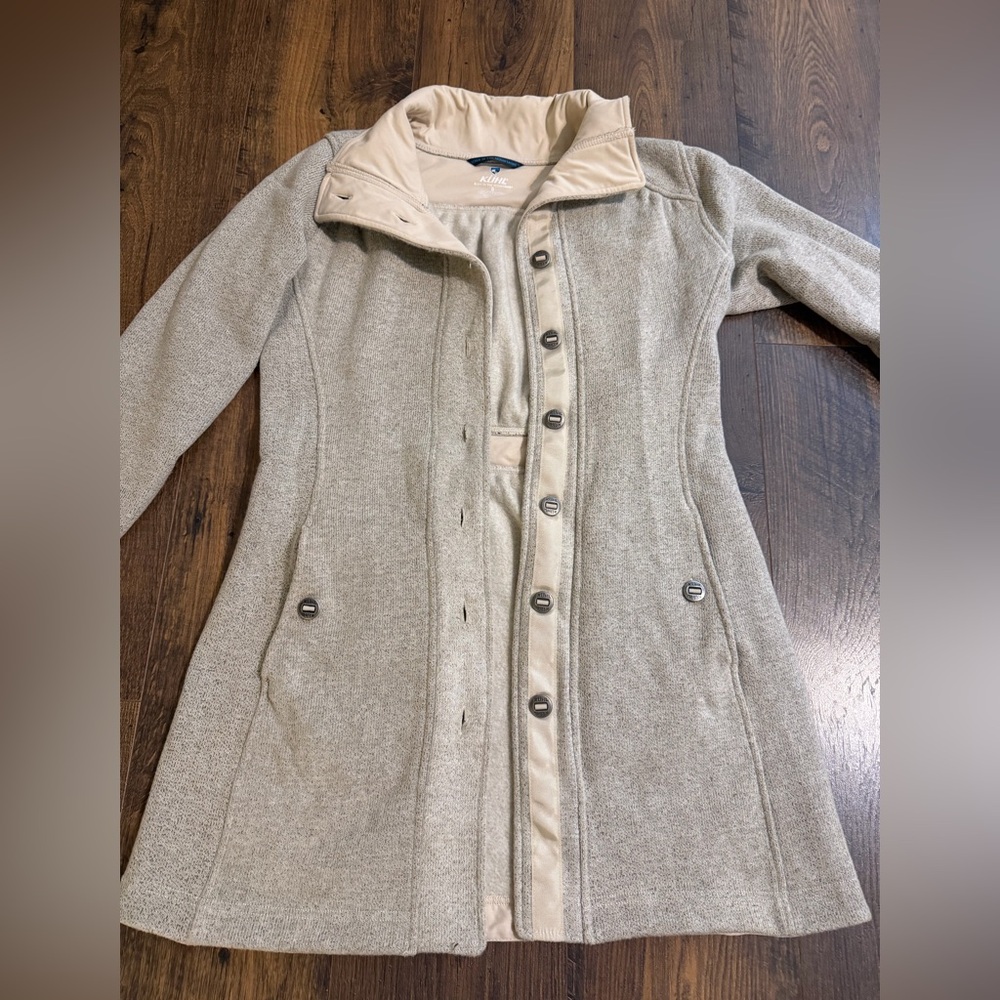 Kuhl Women's Small Beige Fleece Coat